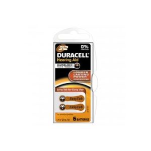 Duracell DA312 Hoortoestel Batterijen 6 stuks