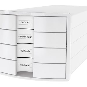 HAN HA-1012-12 Ladenkast Impuls Met 4 Gesloten Laden Wit