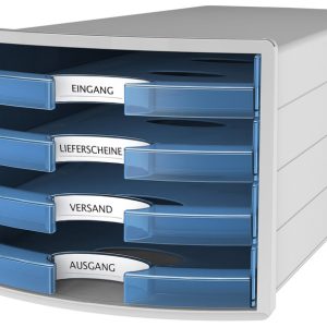 HAN HA-1013-64 Ladenkast Impuls Met 4 Open Laden Blauw Transparant