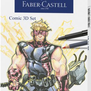 Faber Castell FC-267191 Tekenstift Faber-Castell Pitt Artist Pen Comic Set 3D