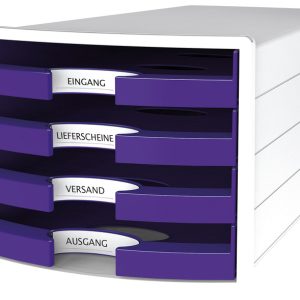 HAN HA-1013-57 Ladenkast Impuls Met 4 Open Laden Paars