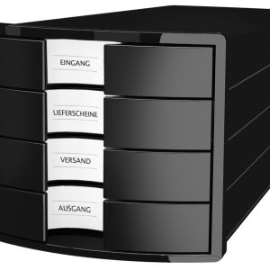 HAN HA-1012-13 Ladenkast Impuls Met 4 Gesloten Laden Zwart