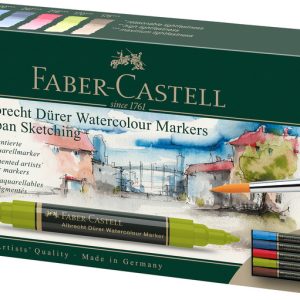 Faber Castell FC-160308 Aquarel Marker Albrecht D&uuml;rer 5 Stuks Urban Sketching