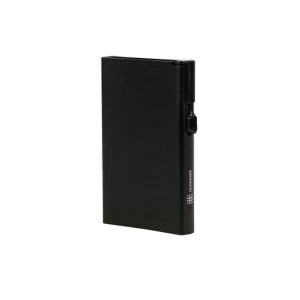 Juscha JU-951000 Pasjeshouder Clicksafe RFID Aluminium Zwart Voor 8 Pasjes
