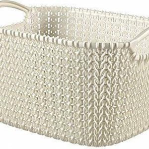 Curver Knit Opbergmand S 8L Vintage wit
