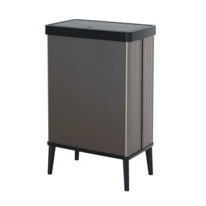 Curver Verto High Prullenbak 54L Push Pearl Gray