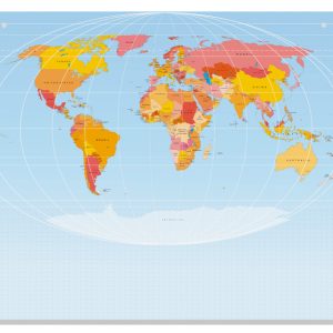 Sigel SI-HO560 Designonderlegger Wereldkaart. Engels