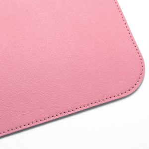 Sigel SI-SA605 Onderlegger Oprolbaar Roze-zilver, 800x300x2mm Imitatieleer, Dubbelzijdig
