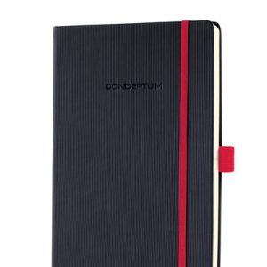 Sigel SI-CO663 Notitieboek Conceptum RED Edition Hardcover A5 Zwart Lijn