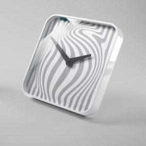 Sigel SI-WU120 Wandklok Artetempus Opta White Met Quartz Uurwerk