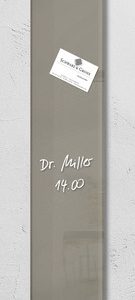 Sigel SI-GL108 Glasmagneetbord Artverum 120x780x15mm Taupe