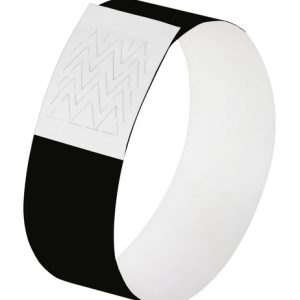 Sigel SI-EB215 Evenementenbandjes Super Soft, 255x25mm 120 Stuks Zwart