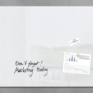 Sigel SI-GL141 Glasmagneetbord Artverum 1000x650x15mm Wit