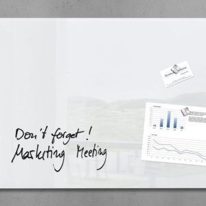 Sigel SI-GL131 Glasmagneetbord Artverum 780x480x15mm Wit