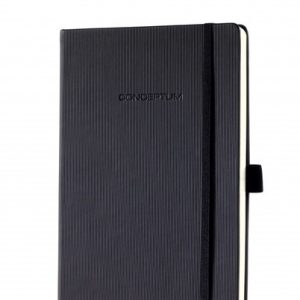 Sigel SI-CO120 Notitieboek Conceptum Pure Hardcover A5 Zwart Blanco