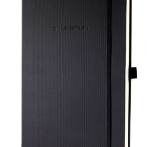 Sigel SI-CO112 Notitieboek Conceptum Pure Hardcover A4 Zwart Gelinieerd