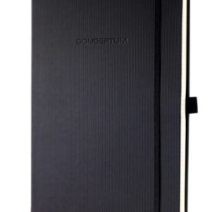 Sigel SI-CO110 Notitieboek Conceptum Pure Hardcover A4 Zwart Blanco