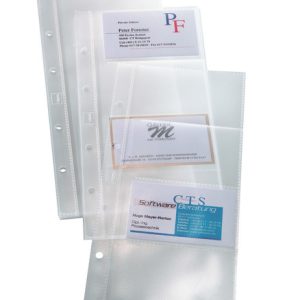 Sigel SI-VZ350 Visitekaarthoes Voor 80 Visitekaarten Tot 90x58mm