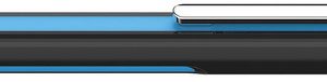 Schneider S-138601 Balpen Epsilon XB Huls Zwart/blauw, Blauwschrijvend