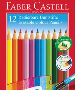 Faber Castell FC-116612 Kleurpotlood Uitgumbaar Etui 12 Stuks