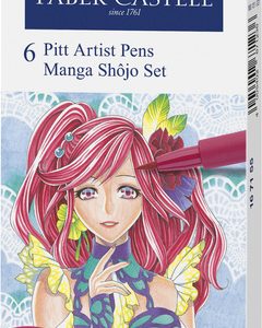 Faber Castell FC-167155 Tekenstift Faber-Castell Pitt Artist Pen Manga 6-delig Etui Shôjo