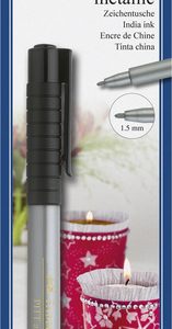 Faber Castell FC-167398 Tekenstift Pitt Artist Pen 251 Zilver