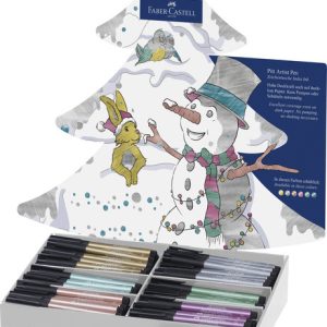 Faber Castell FC-267112 Tekenset Pitt Artist Pen Kerstdisplay