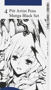 Faber Castell FC-267121 Tekenstift Pitt Artist Pen Manga 4-delig Etui Zwart