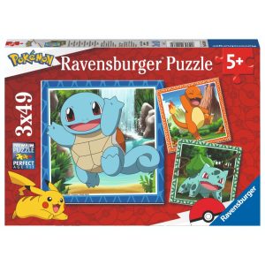Ravensburger Puzzel Pok&eacute;mon 3x49 Stukjes