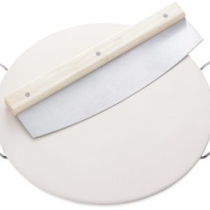 Leifheit 3159 Pizzasteen Rond Met Mes