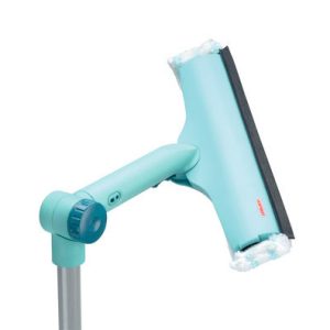 Leifheit 51120 Raamwisser 3-In-1 Met Teleskoopsteel en Draaiknop