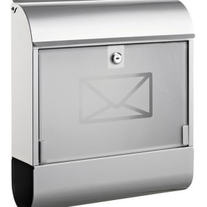 Alco AL-8608 Brievenbus Zilver Met Slot 360x400x110mm