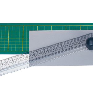 Alco AL-1441 Snijliniaal Met Mat 380x100mm, Snijvlak Tot 33cm.