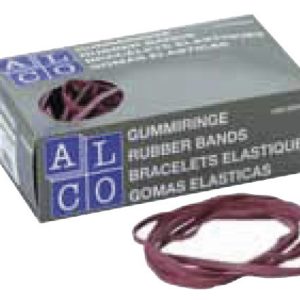 Alco AL-757/2 Elastieken 200x6mm 500 Gram In Doos Rood