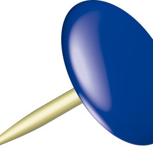 Alco AL-151-15 Punaises Sun 9,5mm Messing Doos A 100 Stuks Donkerblauw