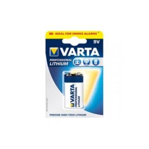 Varta 6122 Lithiumbatterij 9V voor rookmelders