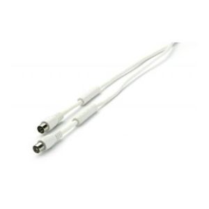 Vivanco 43049 TV/Radio Antenne Kabel 5 m met Ferrite Kern