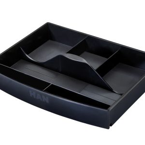 HAN HA-1016-13 Ladenkast Inzetbak 6 Vaks Zwart