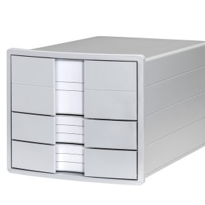 HAN HA-1017-11 Ladenkast Impuls L.grijs 3 Gesloten Laden, Met Inzet