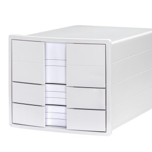 HAN HA-1017-12 Ladenkast Impuls Wit 3 Gesloten Laden, Met Inzet