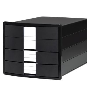 HAN HA-1017-13 Ladenkast Impuls Zwart 3 Gesloten Laden, Met Inzet