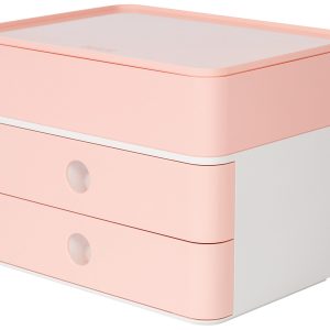 HAN HA-1100-86 Smart-box Plus Allison 2 Lades En Box Flamingo Roze