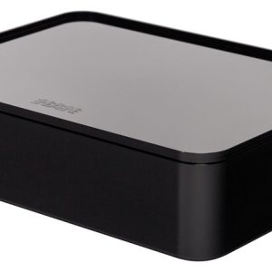 HAN HA-1110-13 Smart-organiser Allison Box Met Binnenschaal En Deksel Jet Zwart, Stapelbaar
