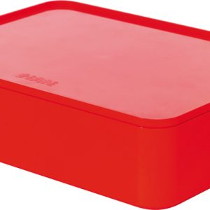 HAN HA-1110-17 Smart-organiser Allison Box Met Binnenschaal En Deksel Kersen Rood, Stapelbaar