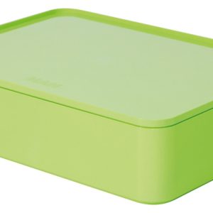 HAN HA-1110-80 Smart-organiser Allison Box Met Binnenschaal En Deksel Limoen Groen, Stapelbaar