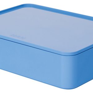 HAN HA-1110-84 Smart-organiser Allison Box Met Binnenschaal En Deksel Hemels Blauw, Stapelbaar