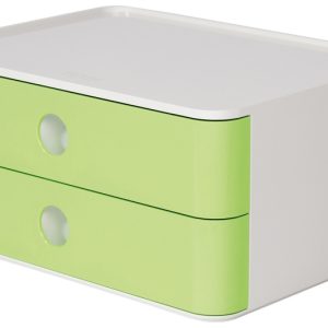 HAN HA-1120-80 Smart-box Allison Met 2 Lades Limoen Groen, Stapelbaar