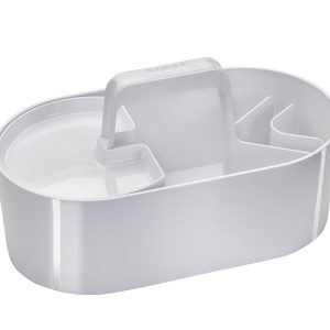 HAN HA-1200-12 Toolbox Loft Mobiele Organiser Sneeuw Wit 4 Vakken Met Uitneembaar Plateau Sneeuw Wit