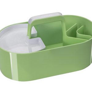 HAN HA-1200-80 Toolbox Loft Mobiele Organiser Lime Groen 4 Vakken Met Uitneembaar