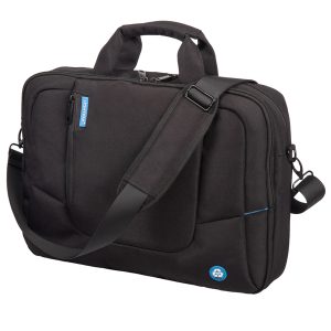Juscha JU-46202 Laptoptas RPET Zwart 32x43x9cm Materiaal: Gerecycled PET